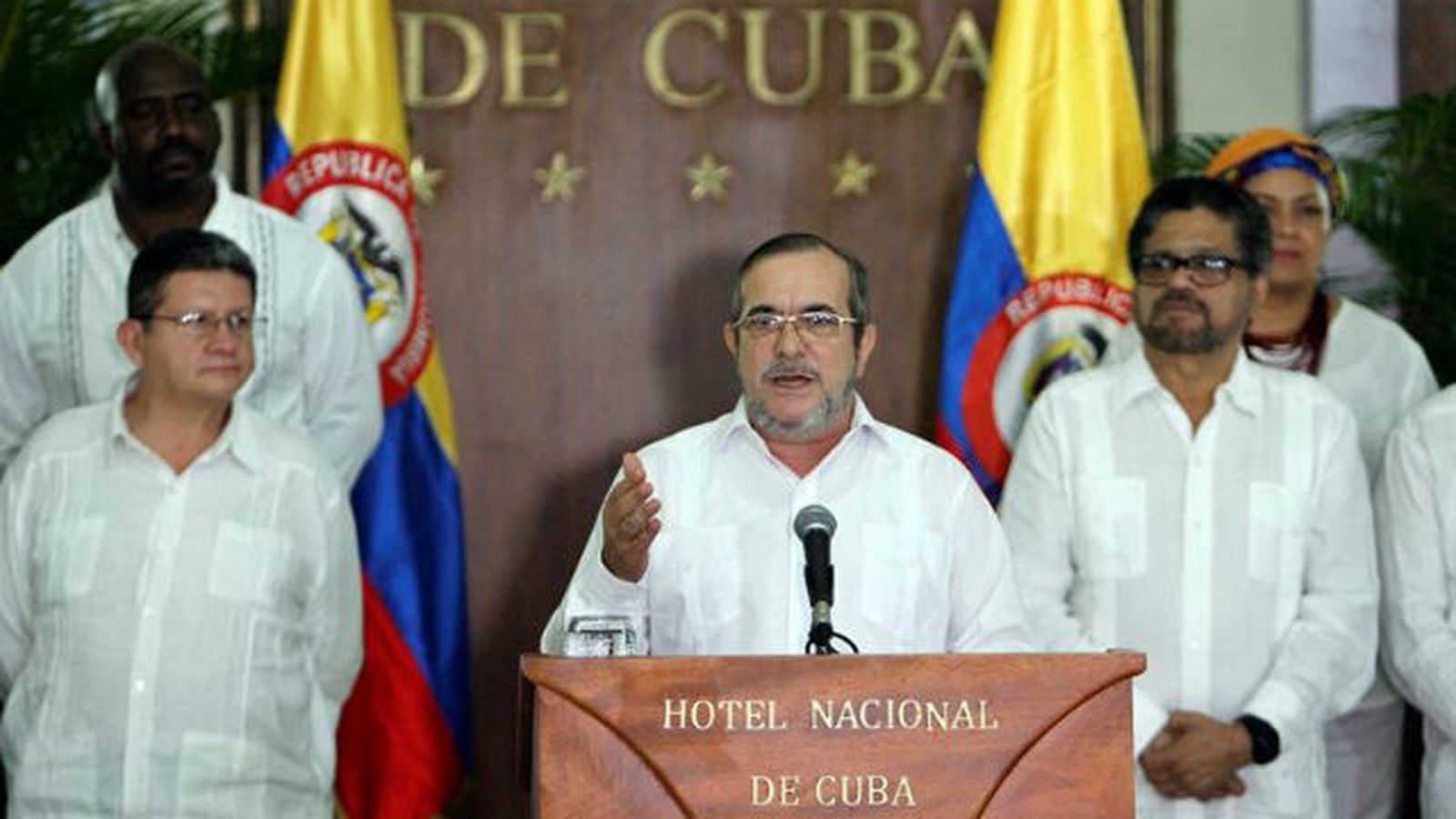 El líder de las FARC, Rodrigo Londoño Echeverri, alias "Timochenko"
