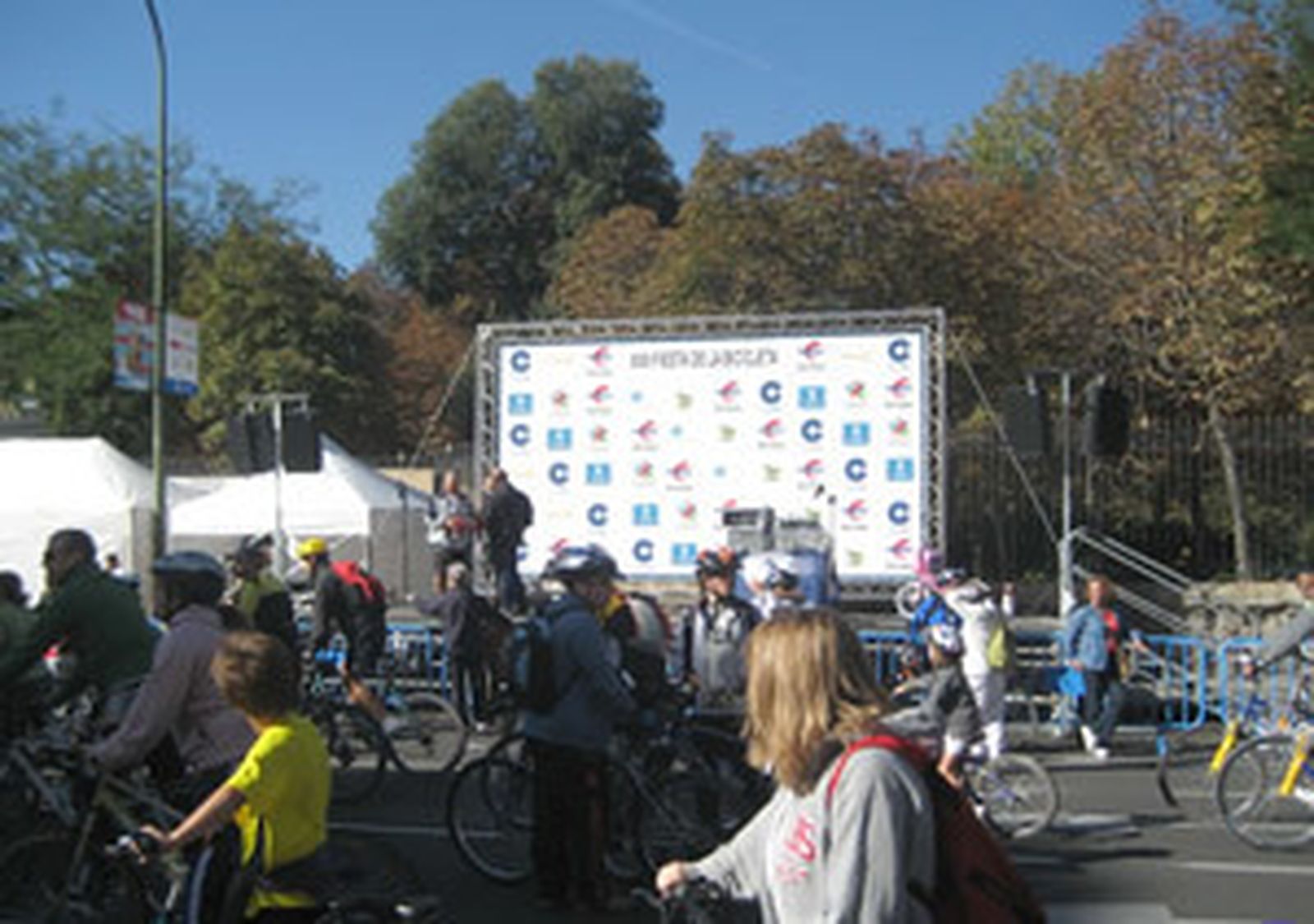 fiesta de la bicicleta en Madrid