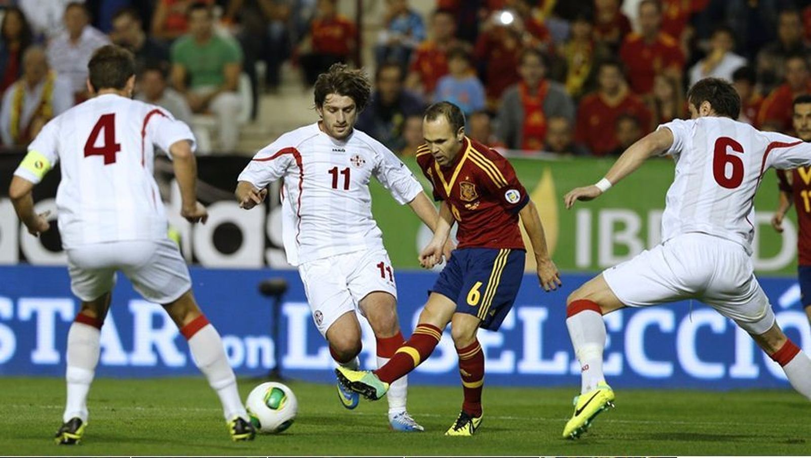 Iniesta, ante Georgia