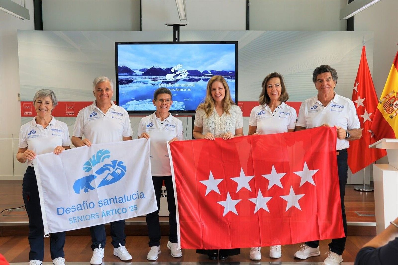 Tres madrileños mayores de 69 años participan en el desafío Santa Lucía Senior
