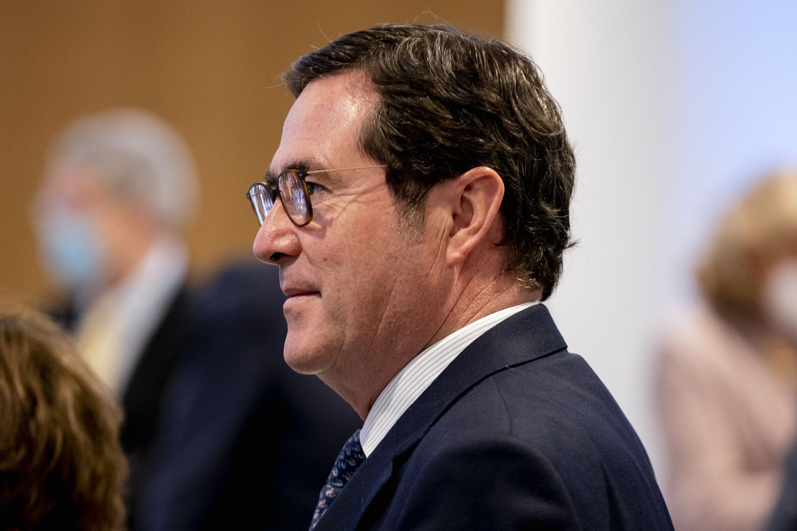 El presidente de la CEOE, Antonio Garamendi