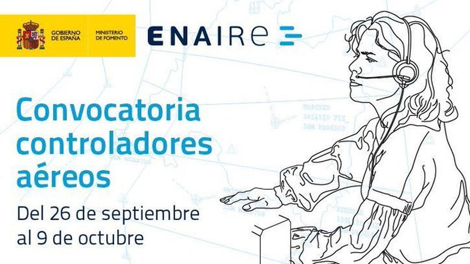 ¿Cómo acceder a las 65 plazas de controlado aéreo de ENAIRE?