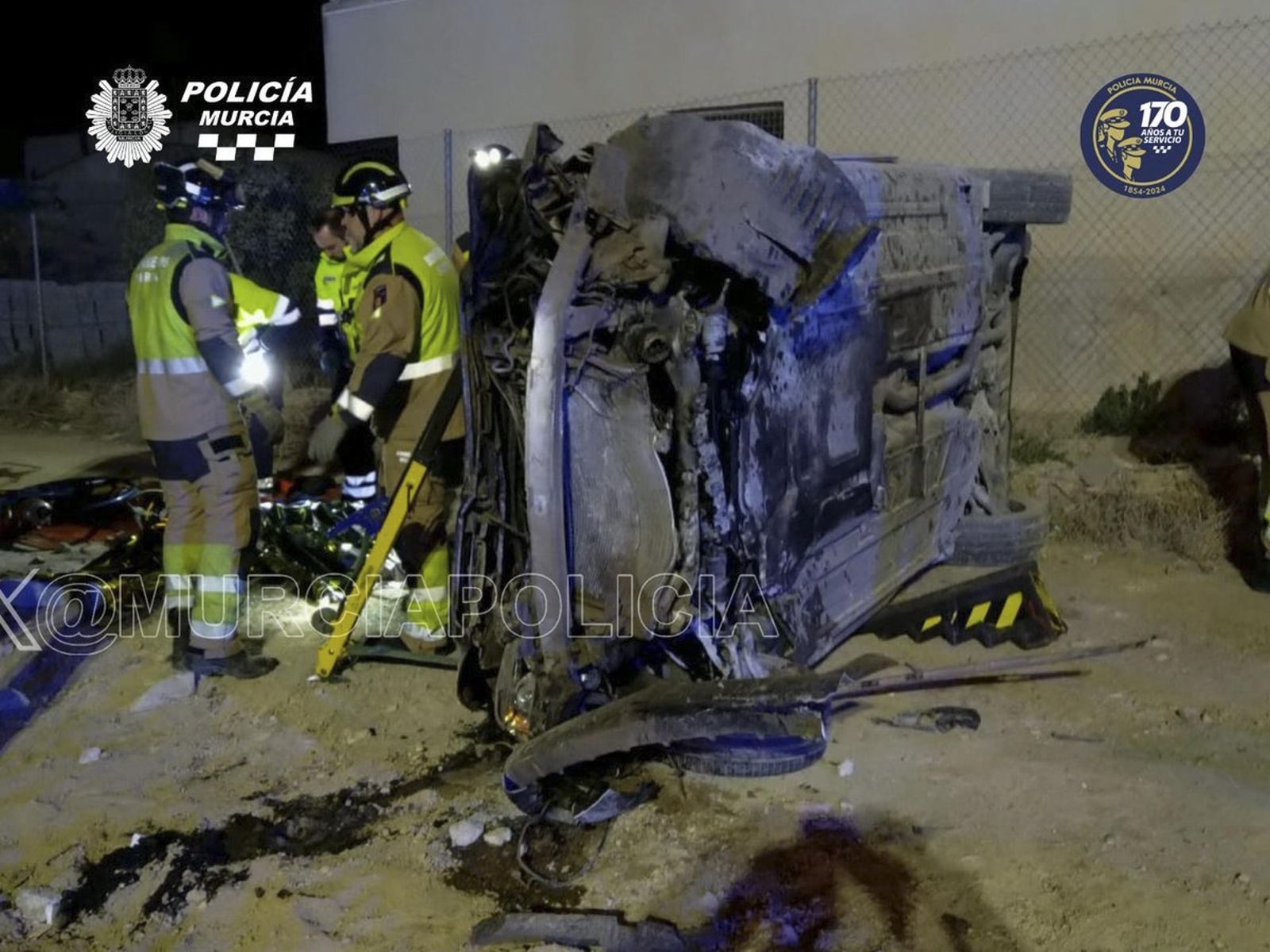 Accidente mortal en Murcia