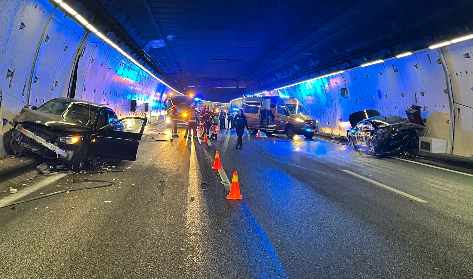 Accidente en la M-30