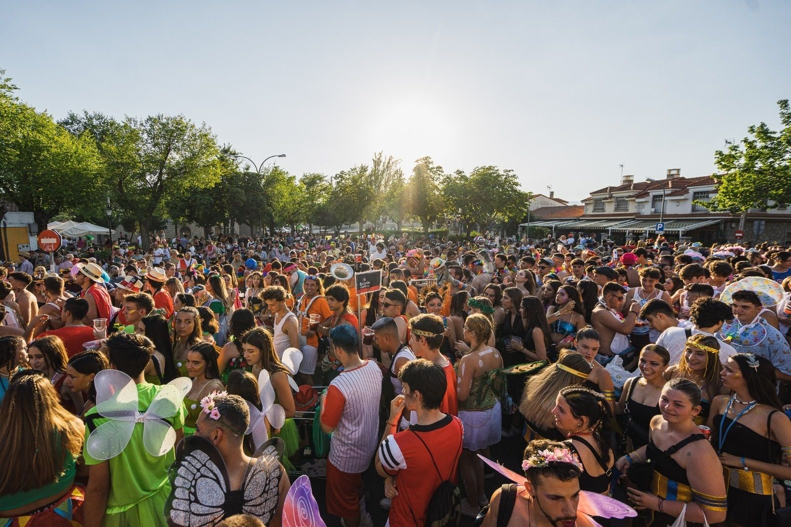 Desfile de disfraces en el carnaval de verano de Colmenar Viejo