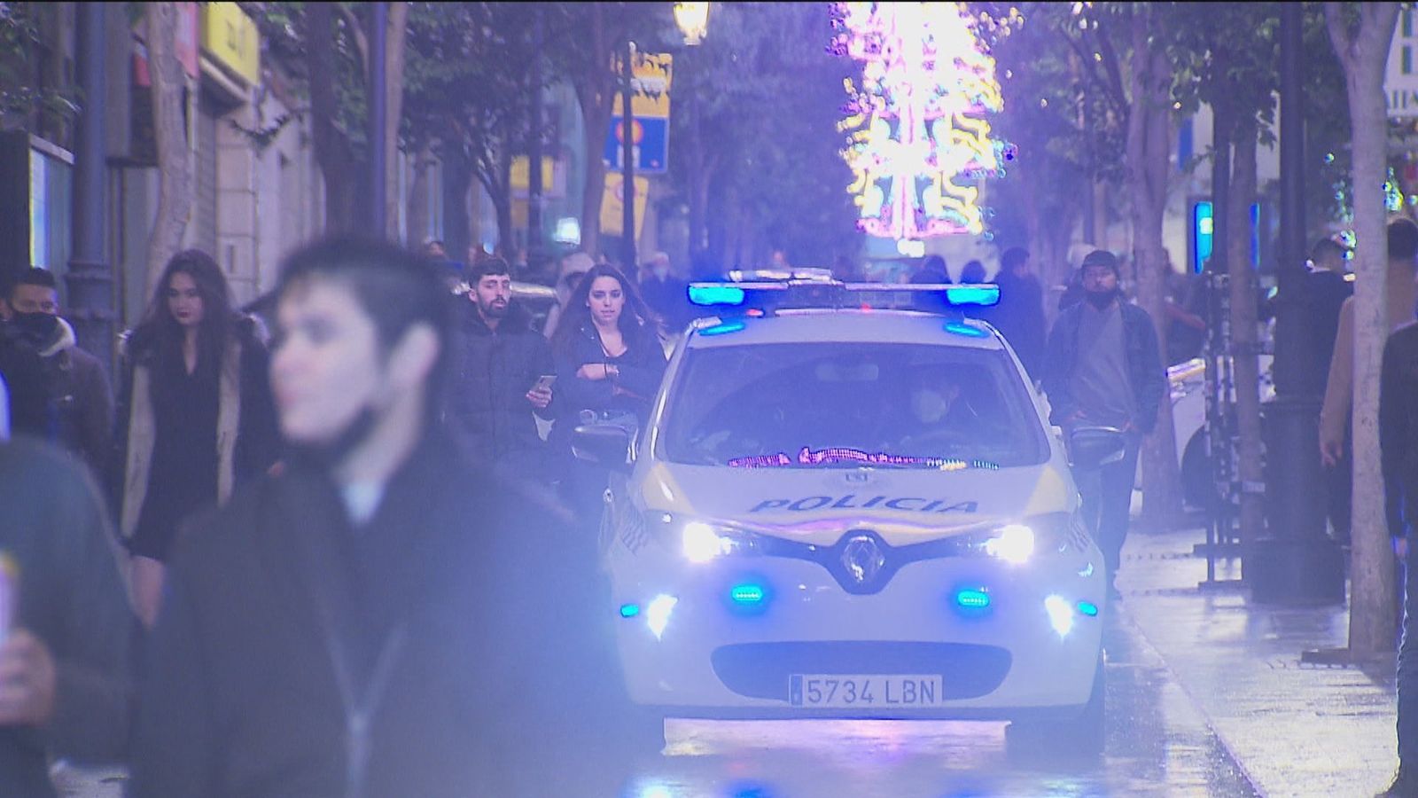 Noche sin demasiadas incidencias en la primera madrugada del  Año Nuevo