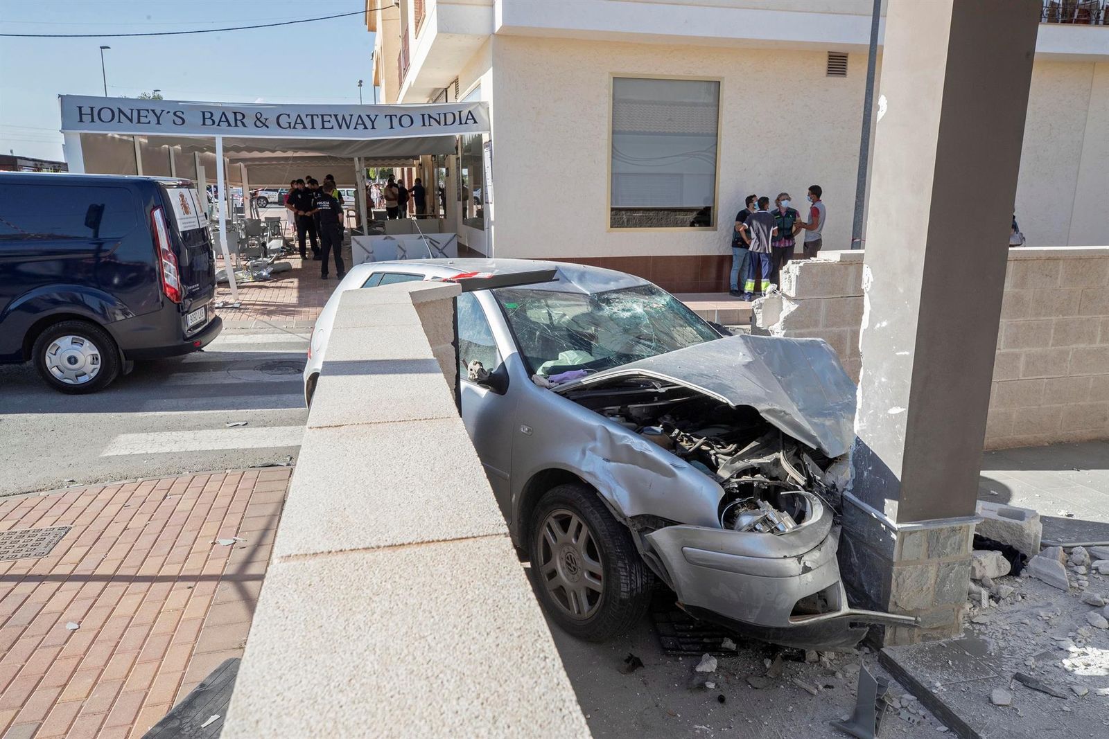 Imagen del coche protagonista del atropello