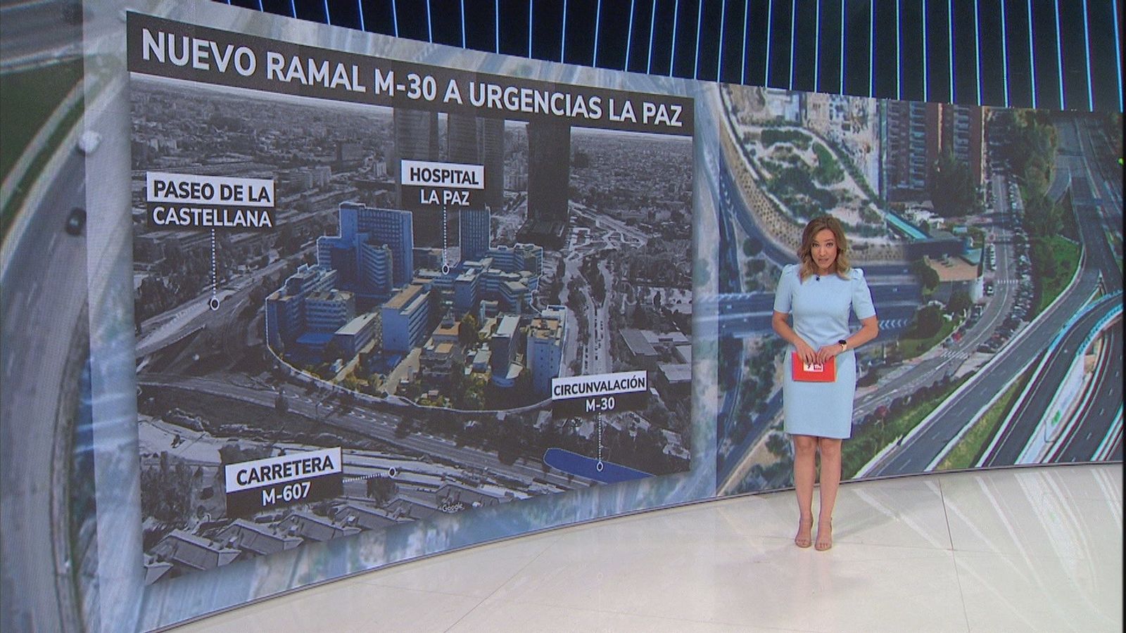 Entra en servicio el nuevo ramal de acceso directo desde la M-30 a las Urgencias del Hospital La Paz