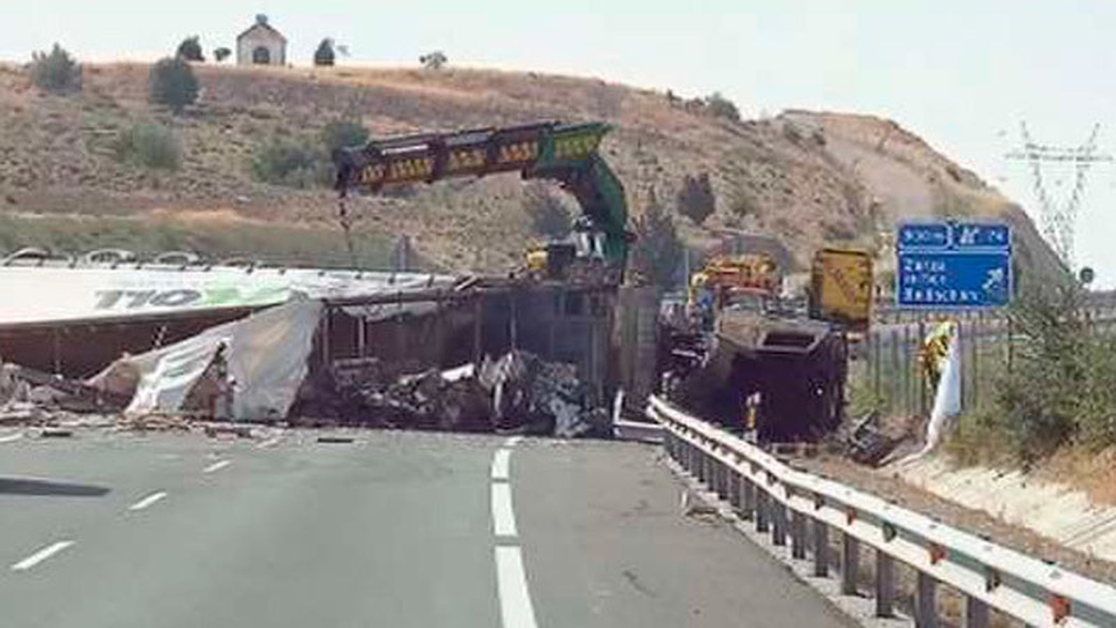 Accidente en la A3