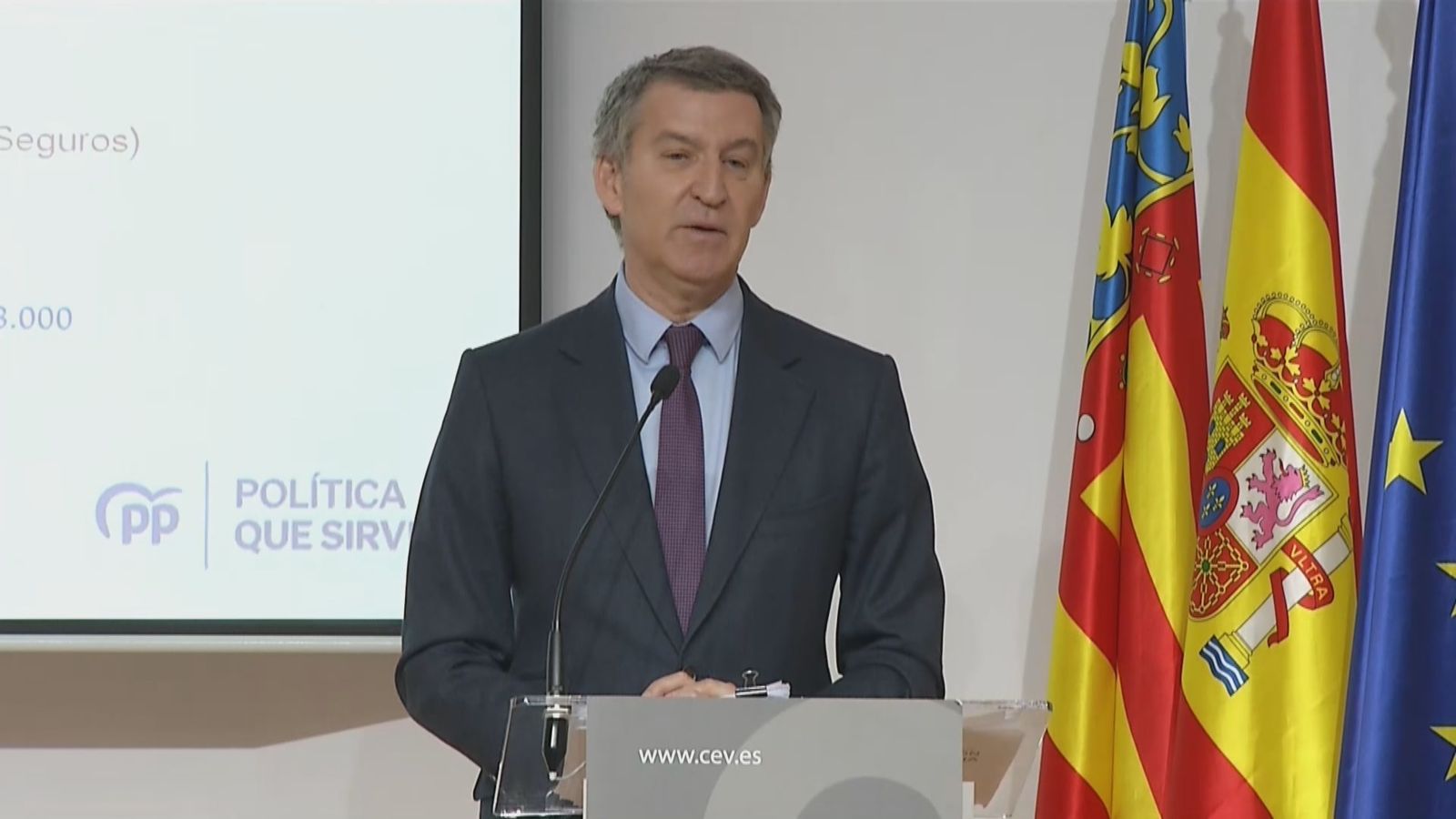 Feijóo presenta su plan Valencia