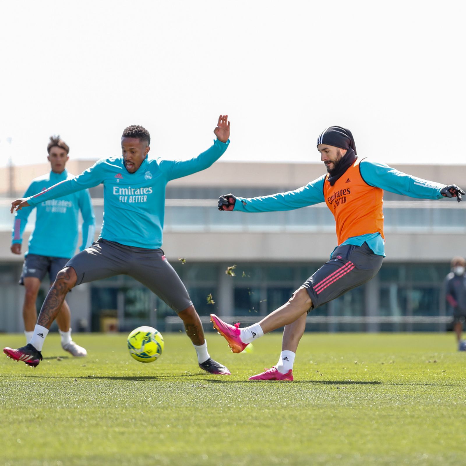 Militao y Benzema