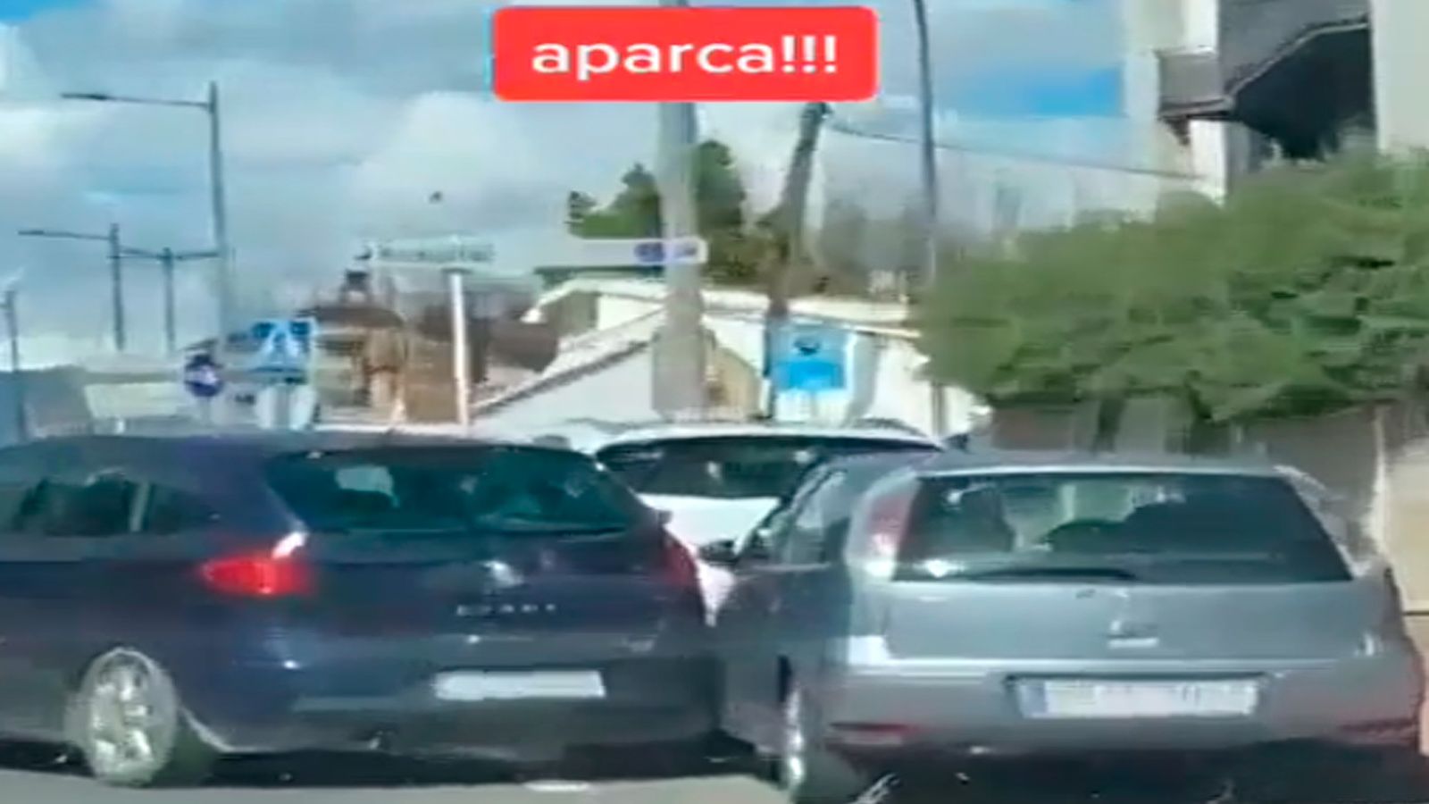 Aparcamiento fallido en Guadarrama