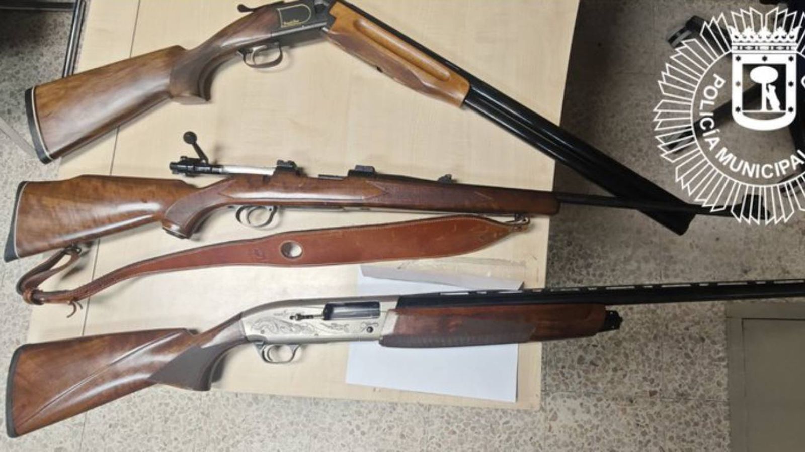 Detenido por encañonar con una escopeta a dos policías en Villa de Vallecas