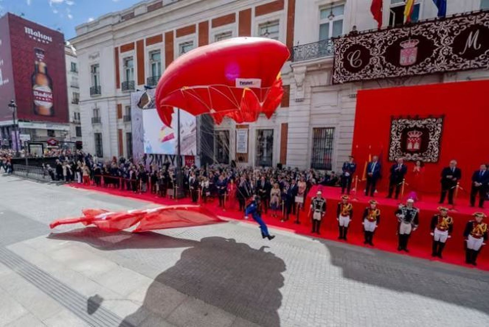 Acto militar en la celebración del 2 de Mayo de 2024