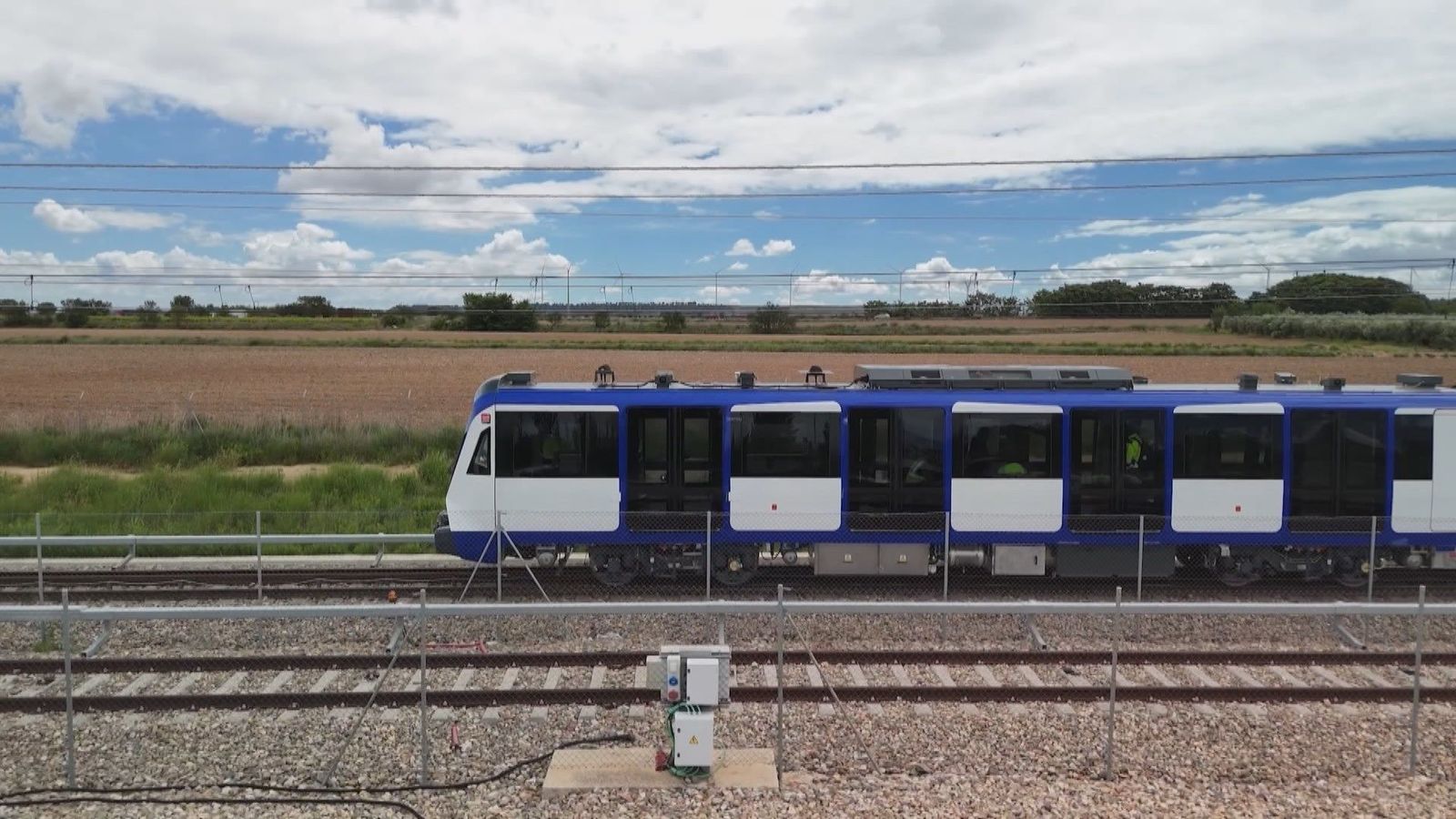 Así es el primer tren autónomo que circulará en la línea 6 de Metro de Madrid