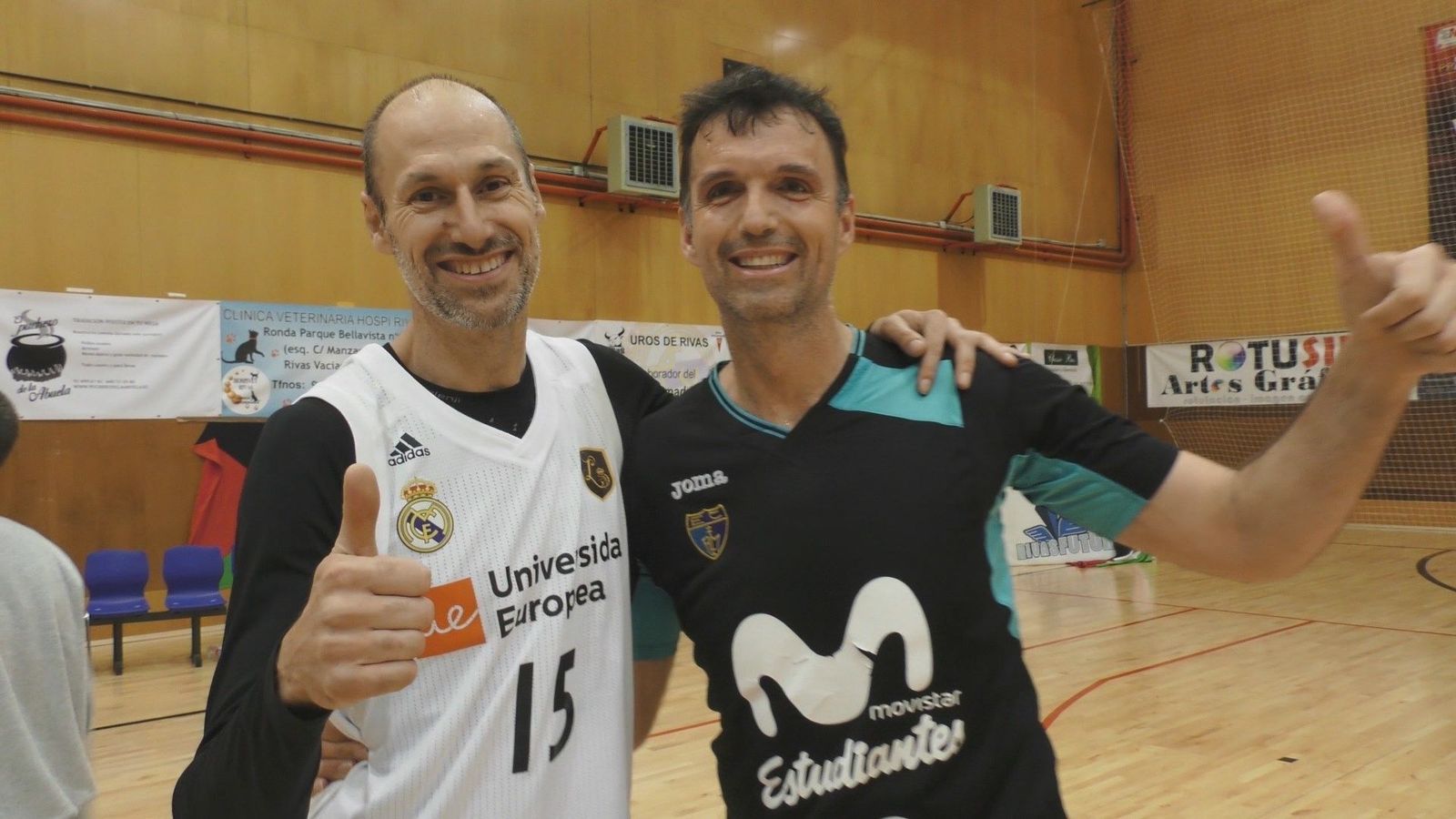 Los veteranos del Madrid y Estudiantes se 'mojan' por el Sáhara