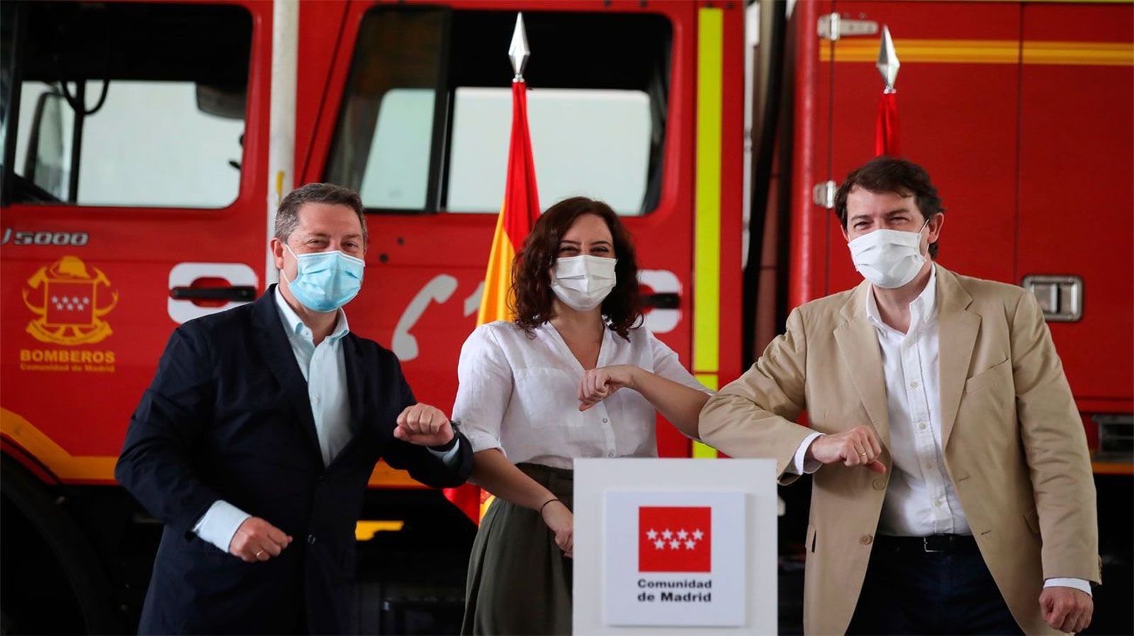 Ayuso firma el acuerdo con Castilla-La Mancha y Castilla y León para luchar contra los incendios forestales