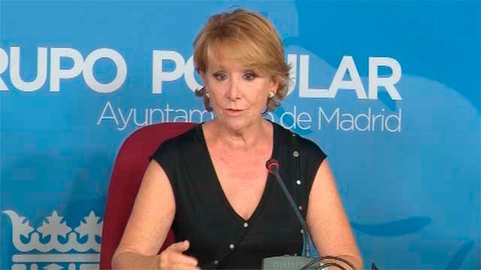 Aguirre acusa al Ayuntamiento de querer convertir el Manzanares en "un charco inmundo"