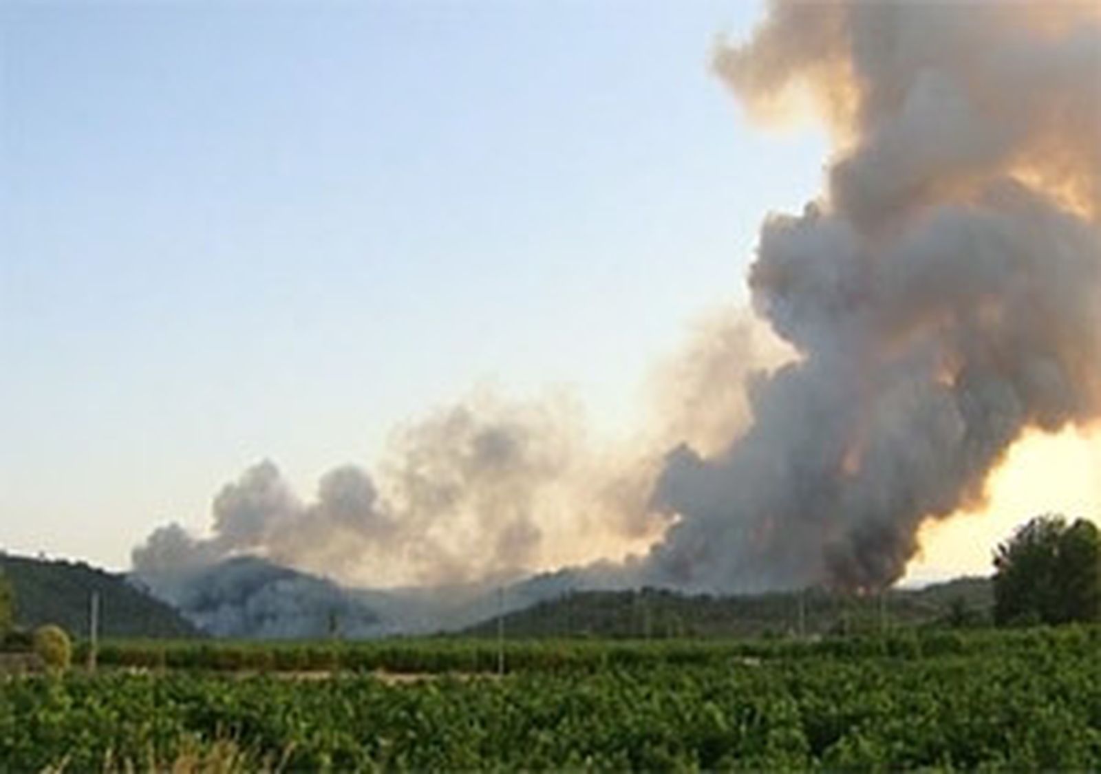 Incendio en Valencia