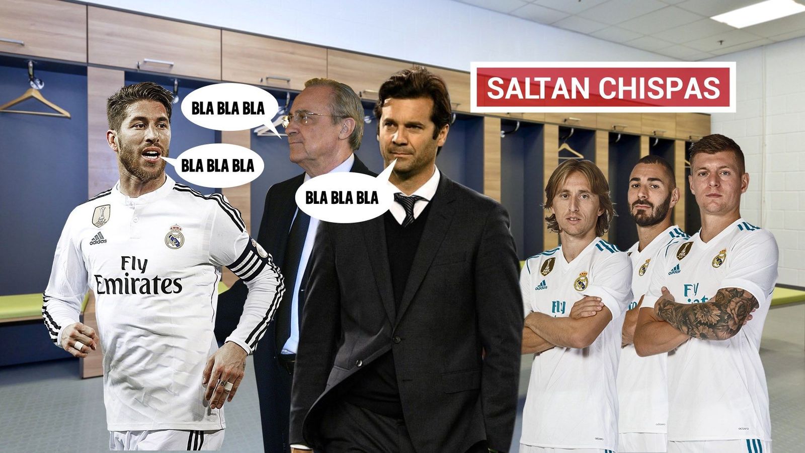 Encontronazo entre Sergio Ramos y Florentino