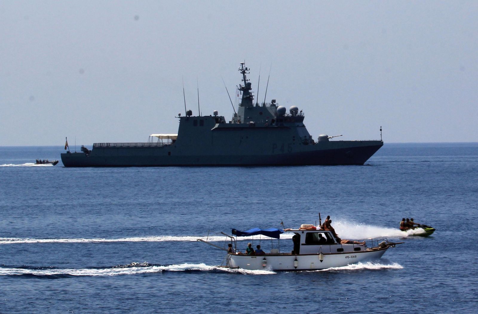El Audaz, rumbo a San Roque (Cádiz) con los 15 migrantes a bordo
