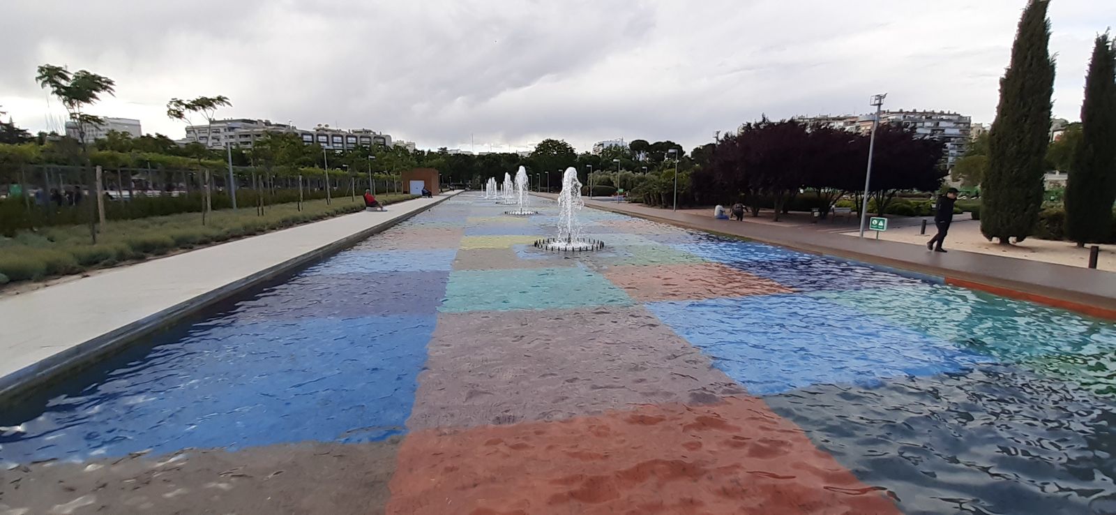 Parque de Santander, en Chamberí