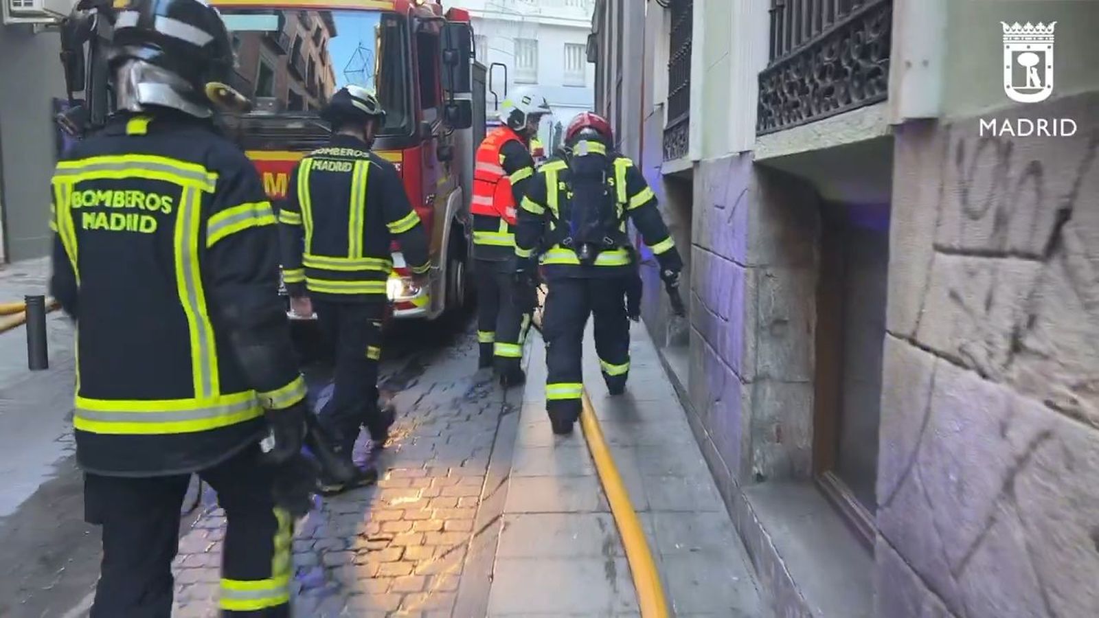 Incendio de un restaurante en pleno centro de la capital