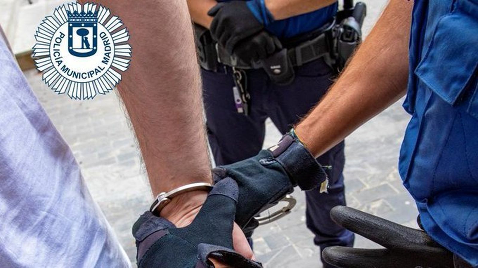 Uno de los dos detenidos por la Policía Municipal en Chamartín