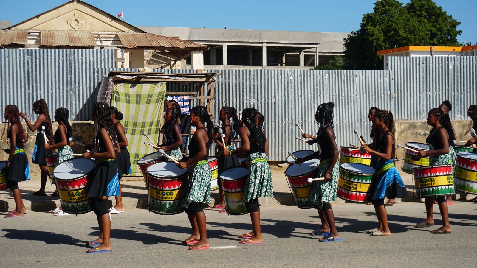 Batucada de mujeres de Madagascar