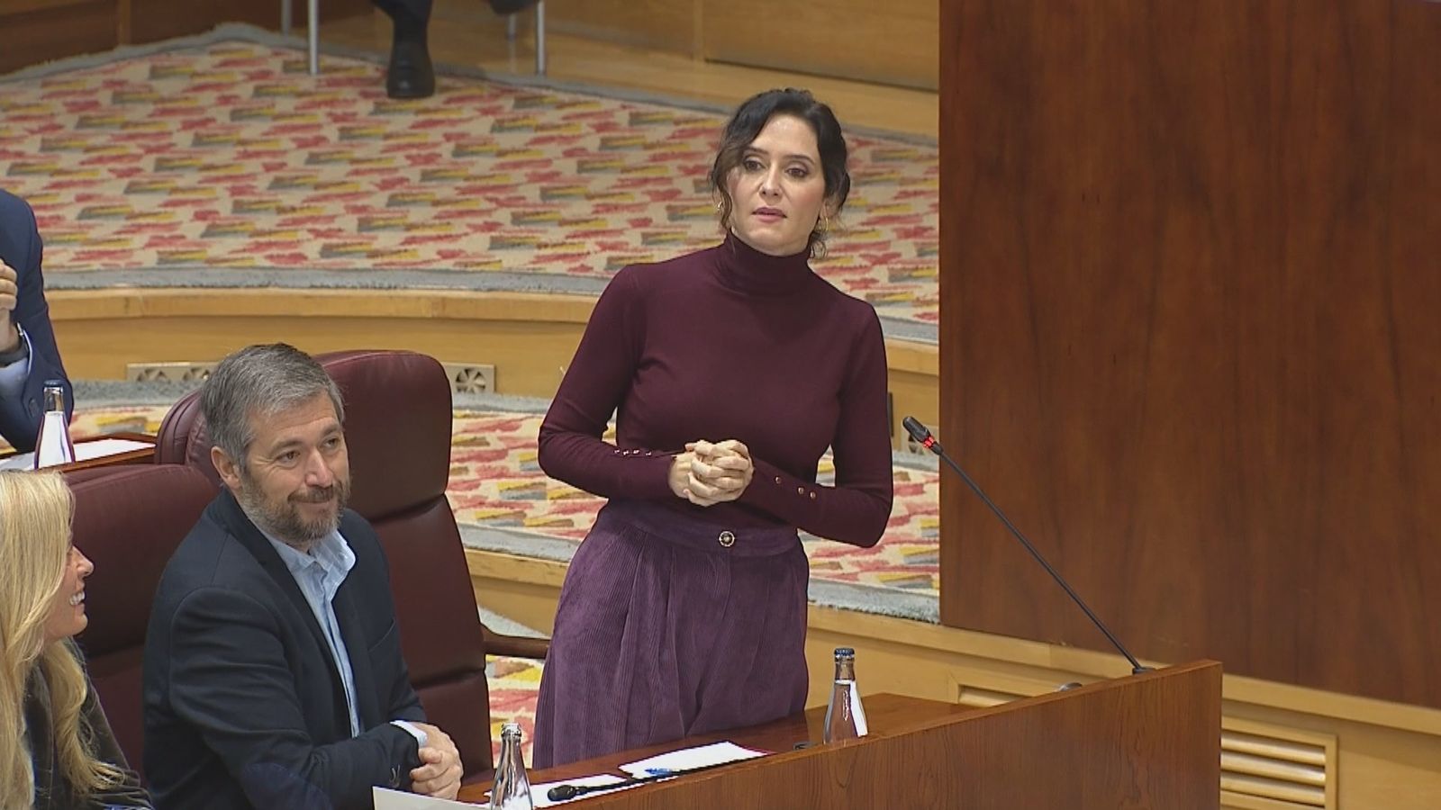 La presidenta regional, Isabel Díaz Ayuso