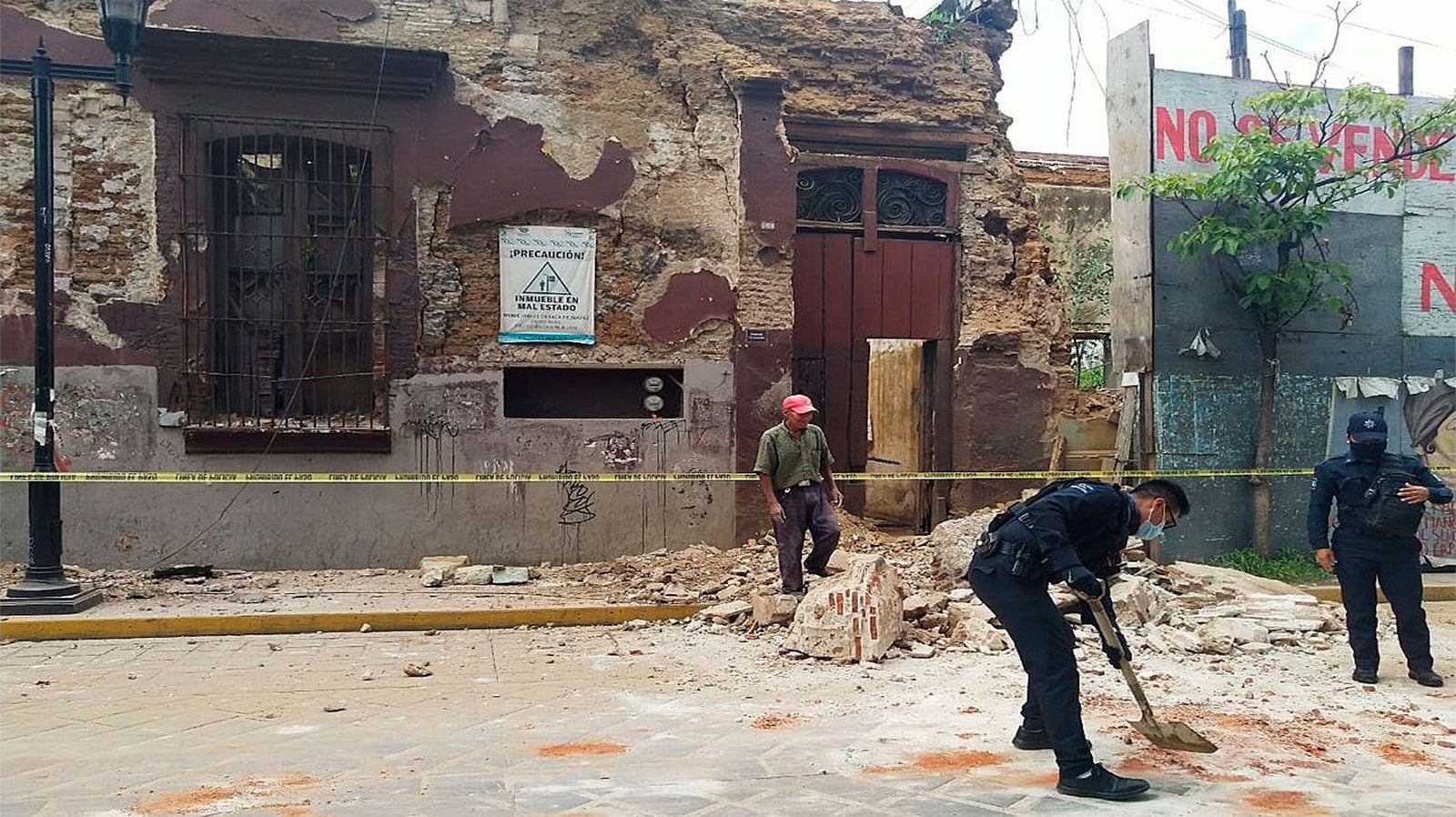 Fuerte terremoto en el sur de México