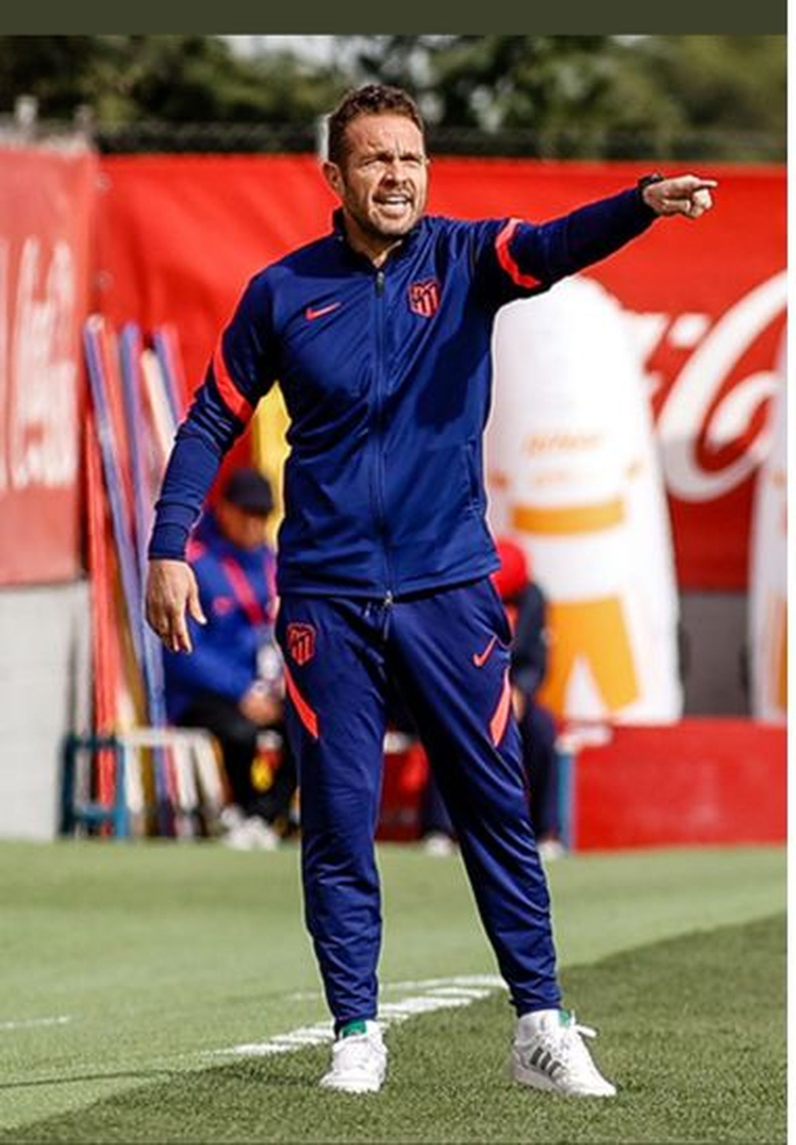 Luis García Tevenet, entrenador del Atlético de Madrid B