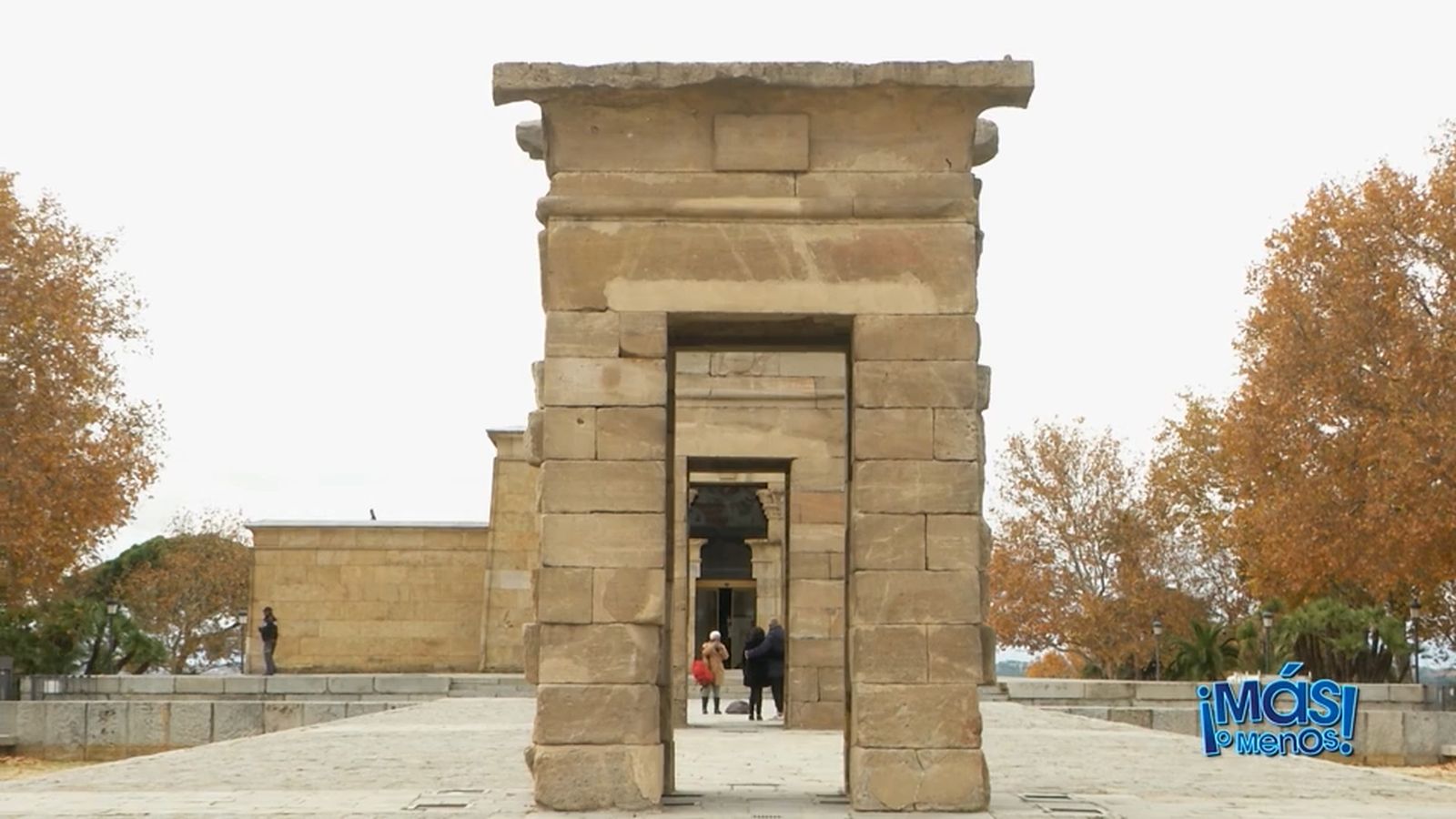 El templo de Debod fue transportado en cajas