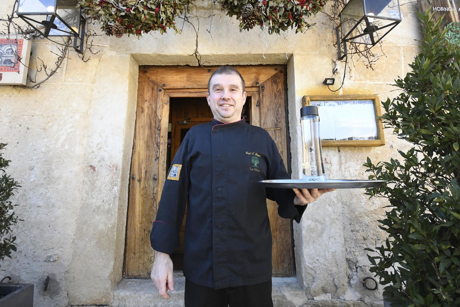 El dueño del restaurante La Olma de Pedraza, en la localidad segoviana de Pedraza