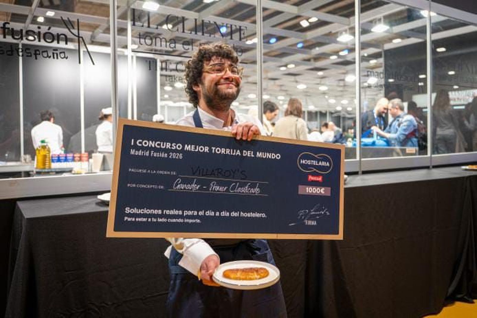 Martín Martínez Villamor, ganador de la Mejor Torrija del Mundo