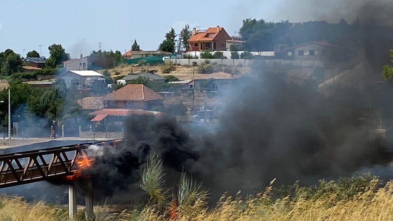 Incendio en Móstoles