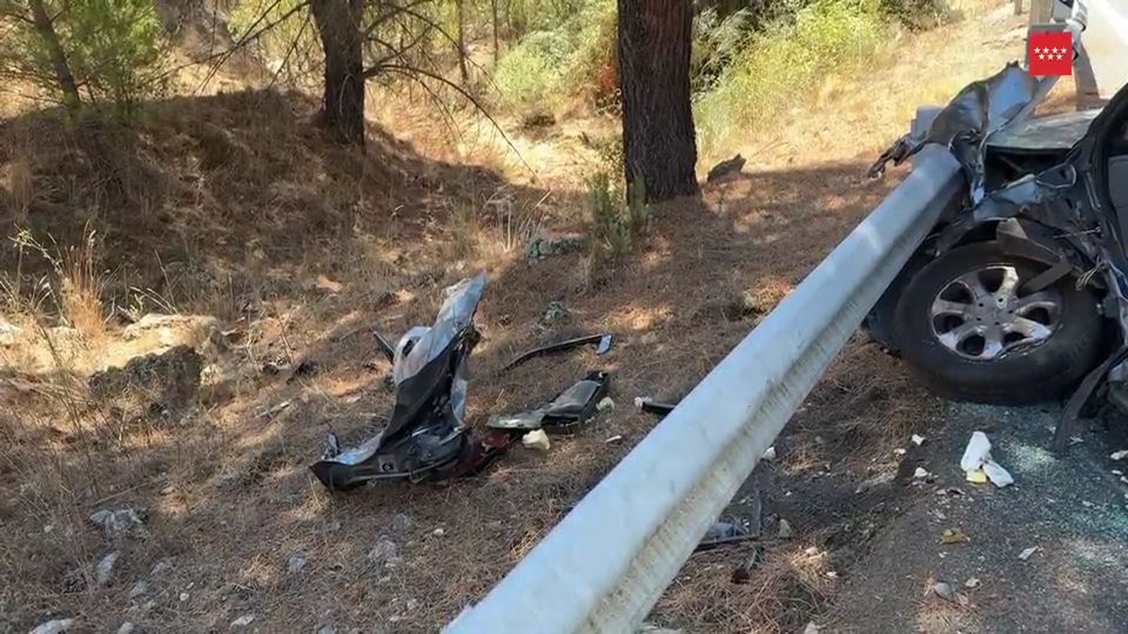 Accidente de tráfico en Navas del Rey