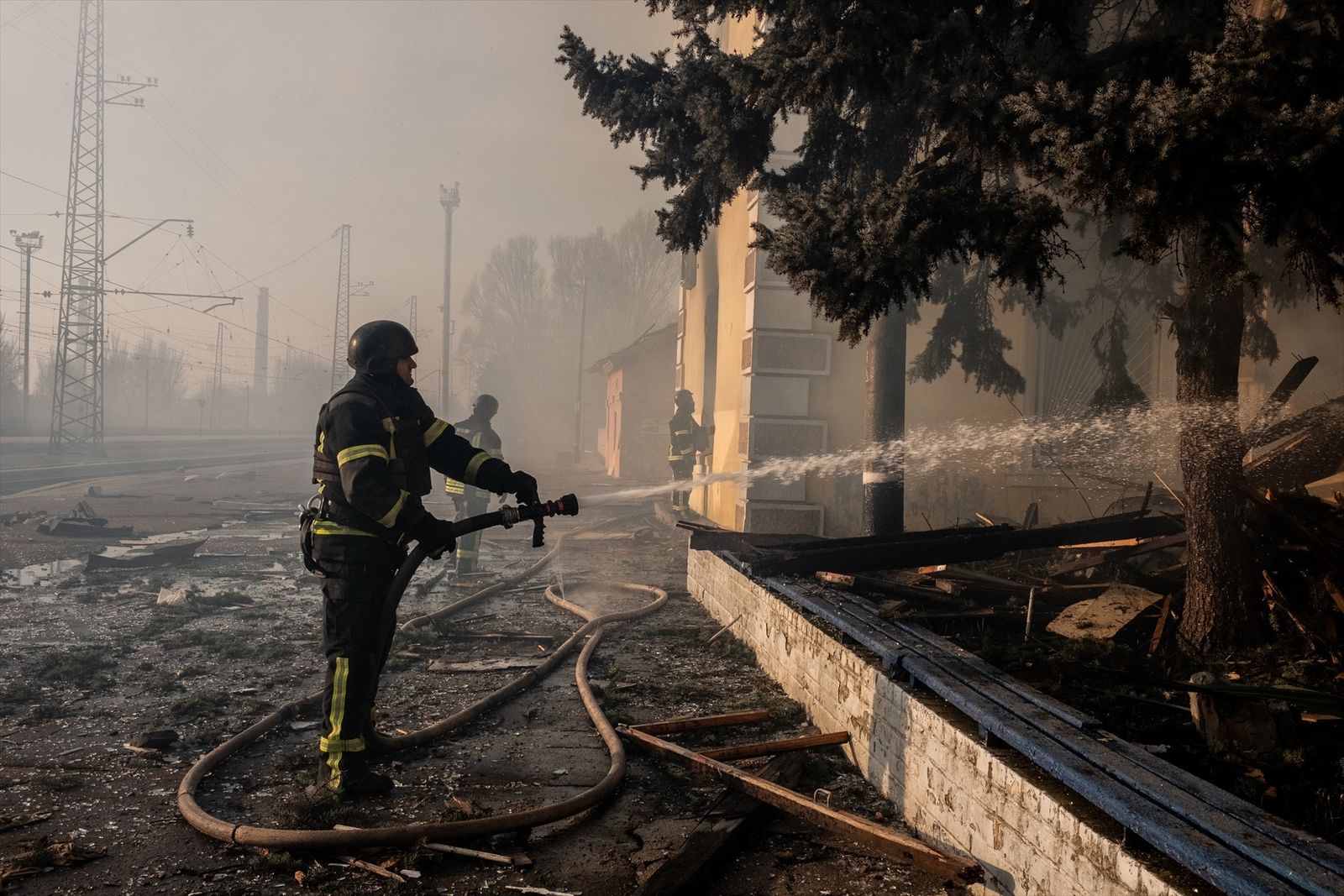 Ataque ruso contra un supermercado en Donetsk