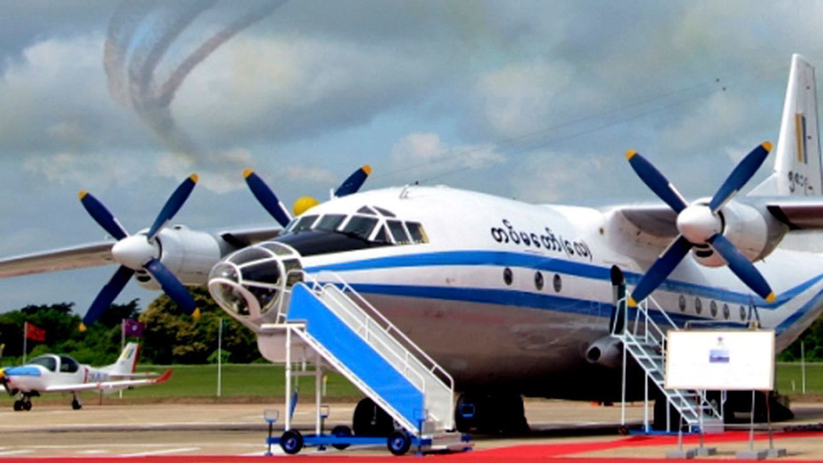 Un Y-8F-200, el mismo modelo del avión estrellado