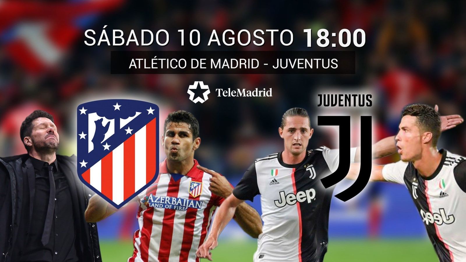Atlético de Madrid-Juventus, la revancha en Telemadrid