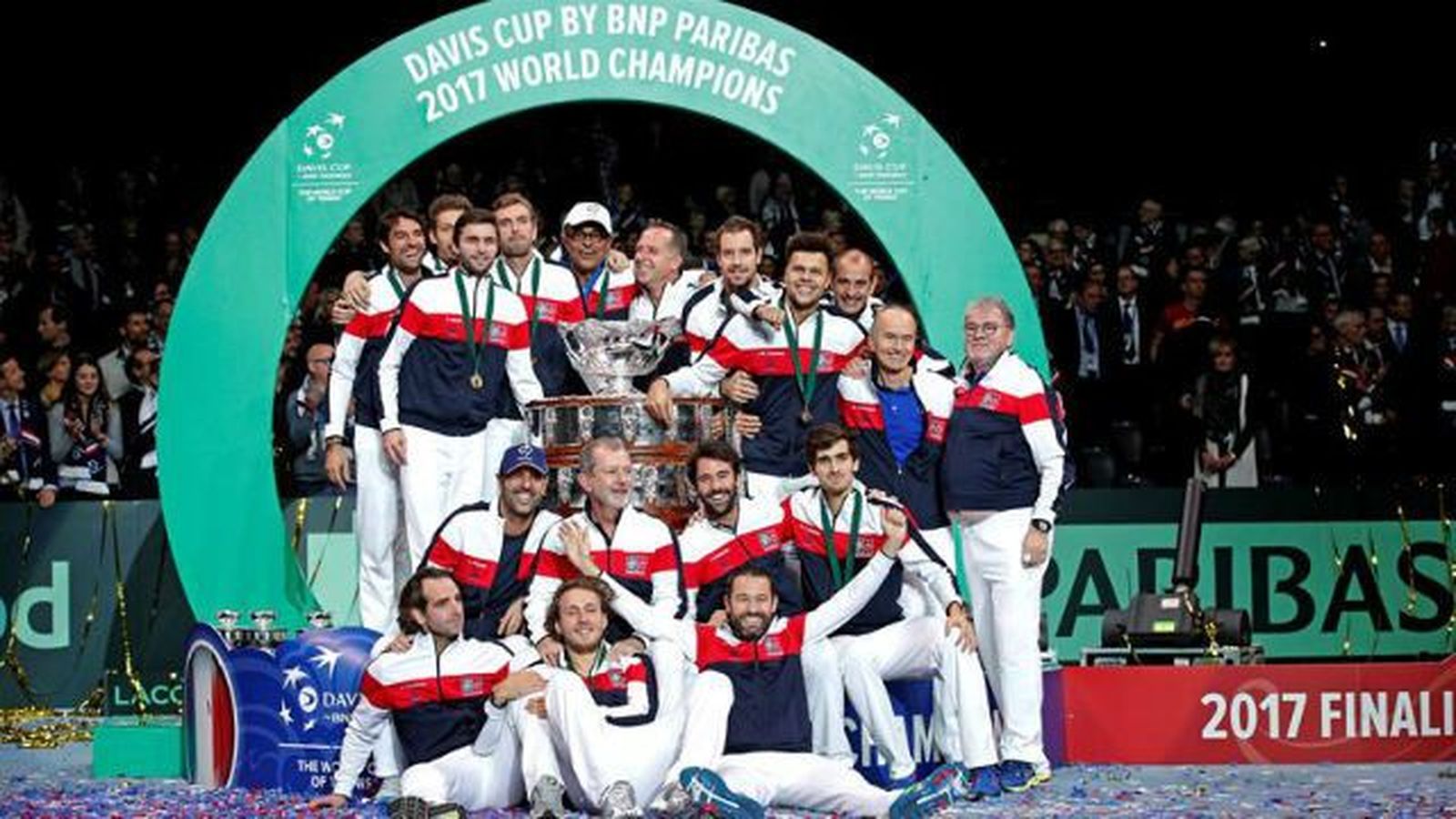 Francia conquista su décima Copa Davis