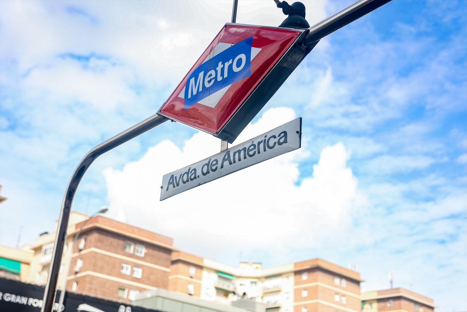 Obras en el la estación de Metro de Avenida de América