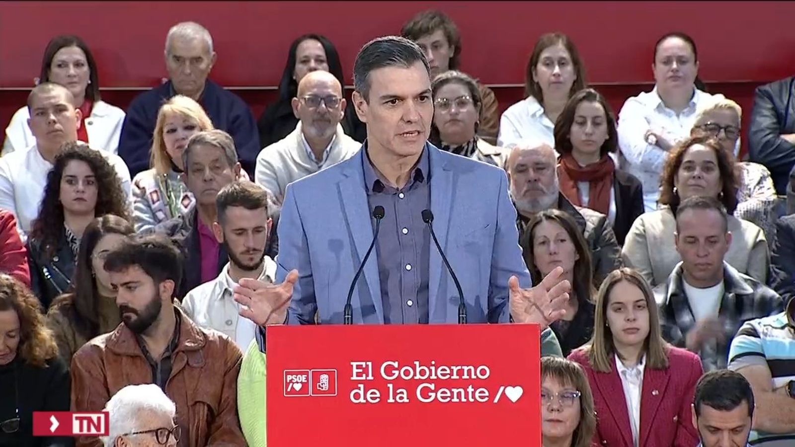 Sánchez en La Palma