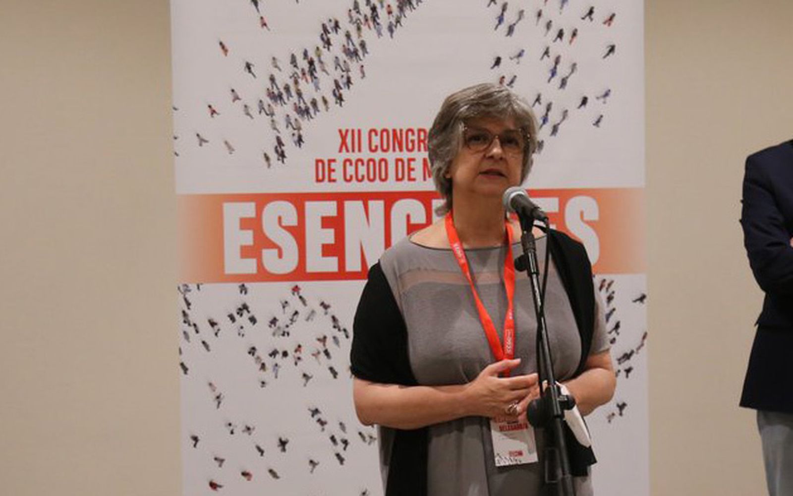Paloma López,  secretaria general de CCOO de Madrid