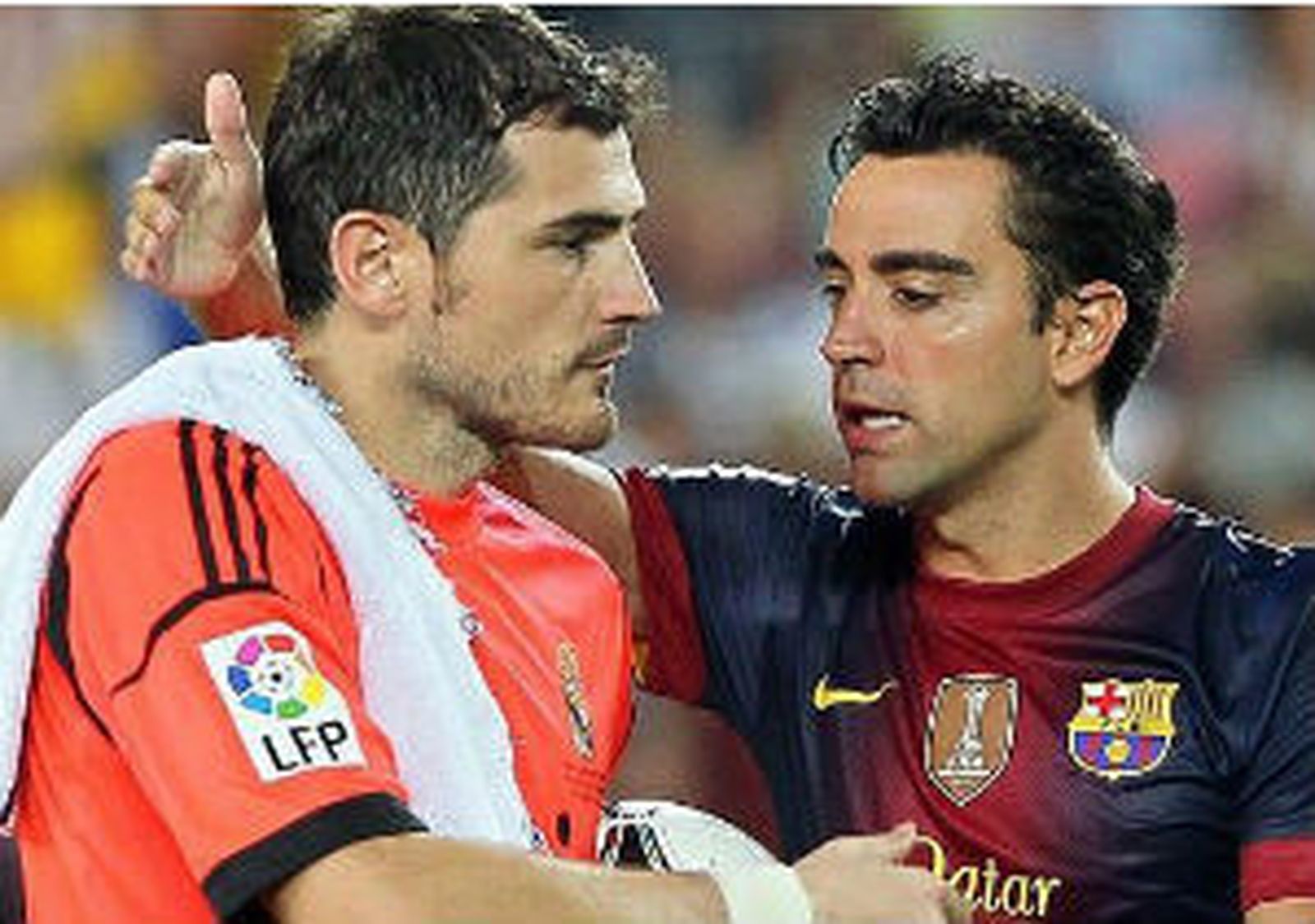 Casillas y Xavi