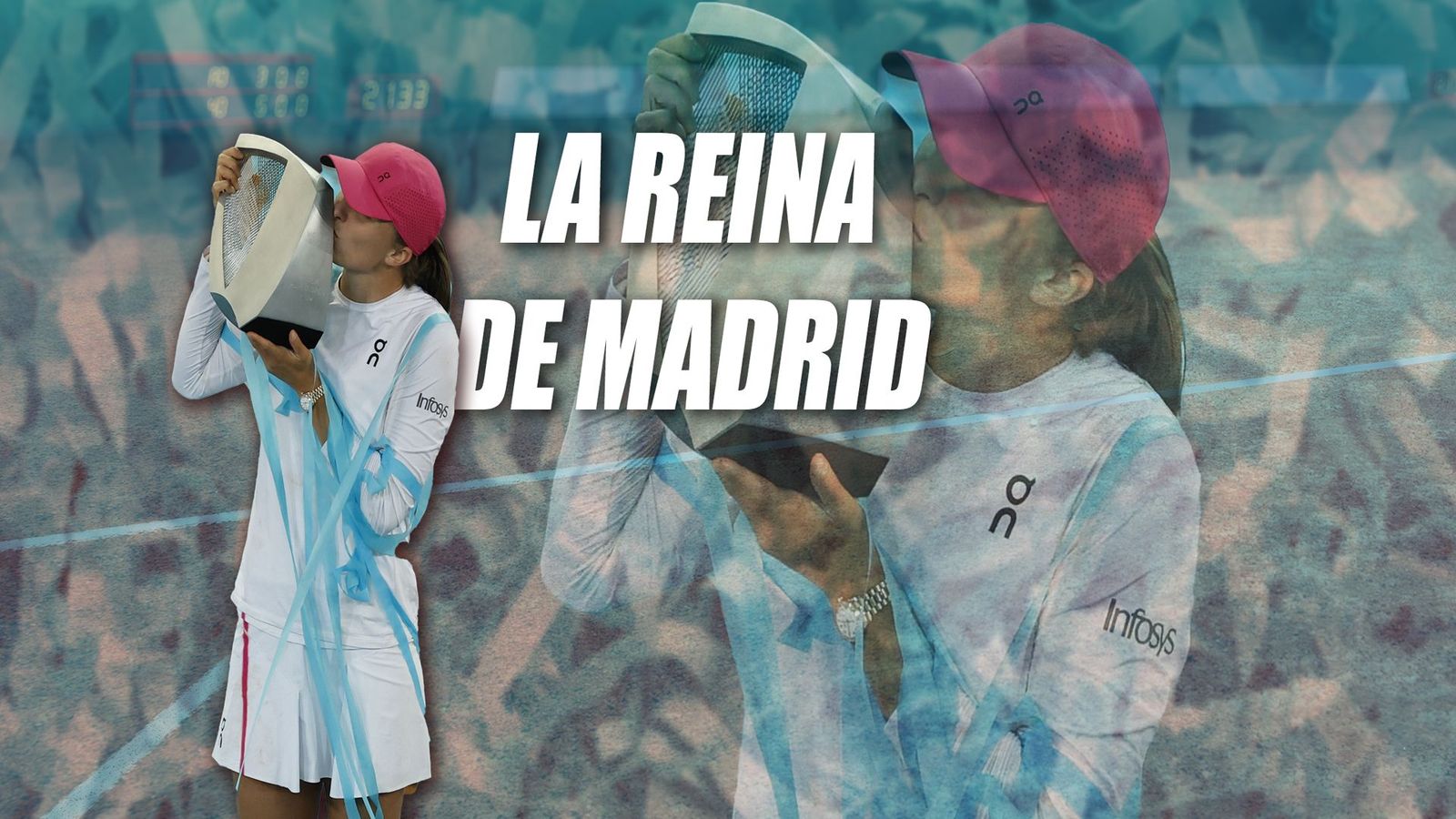 Swiatek gana en Madrid