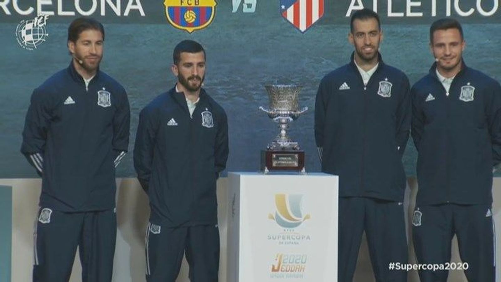 Valencia-Real Madrid y Barça-Atlético, semifinales de la Supercopa de España