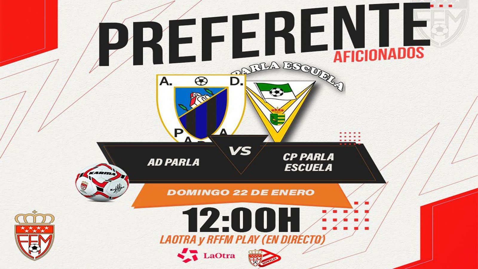 El derbi AD Parla - CP Parla Escuela Fair Play de Preferente