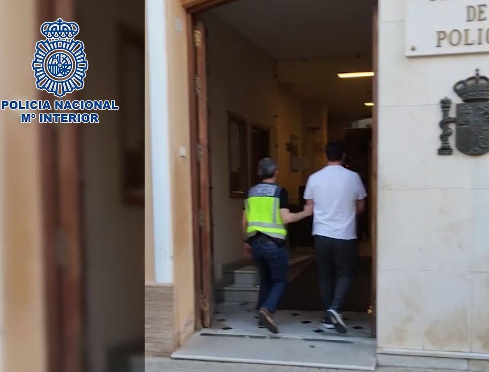 El hombre detenido por la Policía Nacional