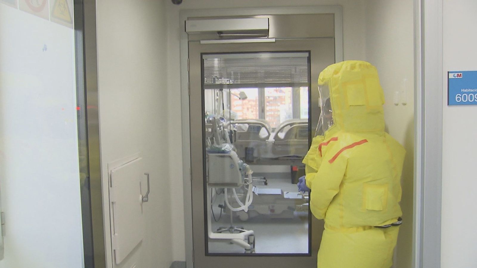 El Hospital Carlos III cuenta con una unidad de aislamiento de alto nivel para los casos más graves de infecciones